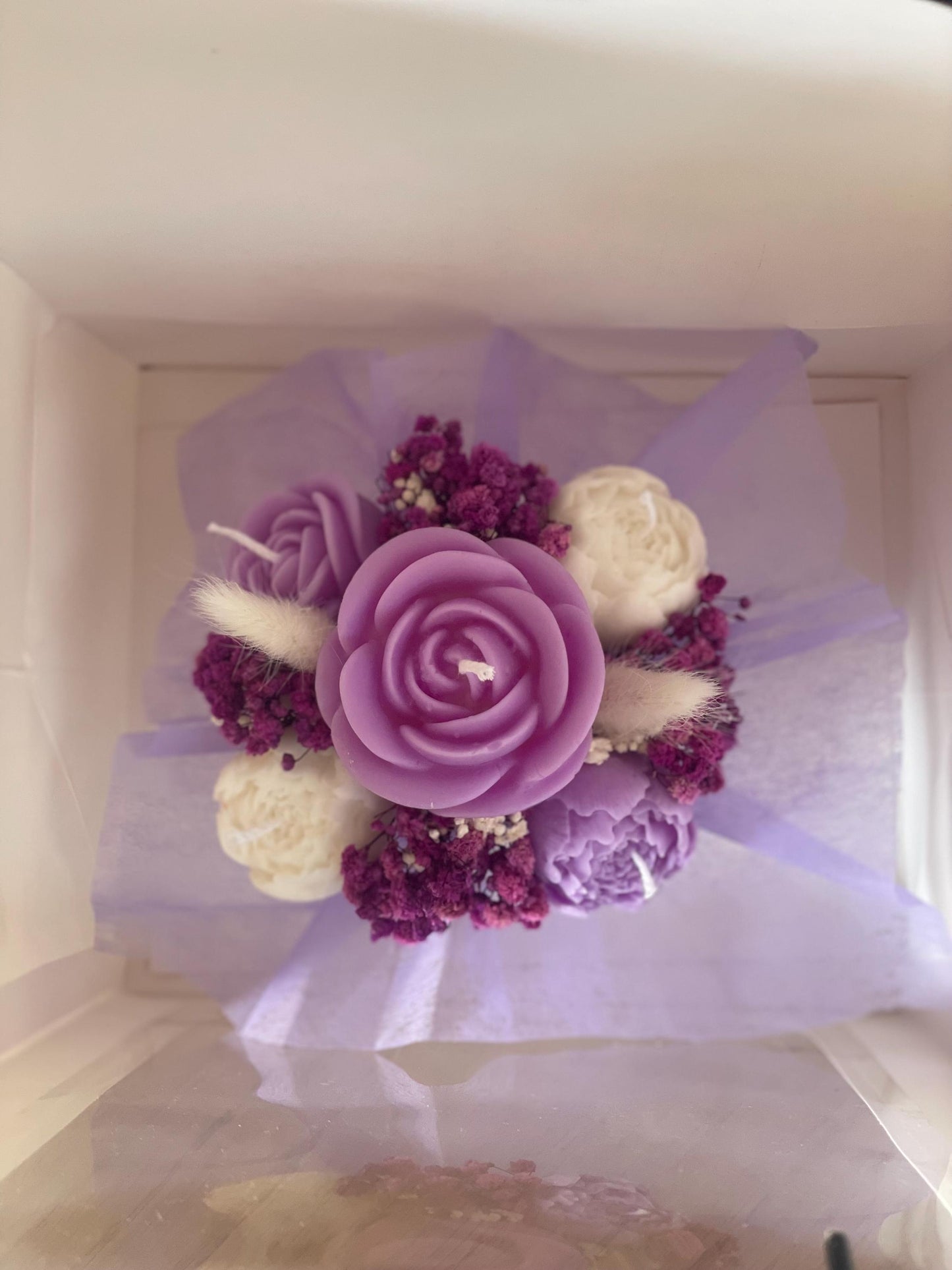 Candles Flower Mini Bouquet Gift | Scented Candles Flowers | Soy Wax Flowers Bouquet
