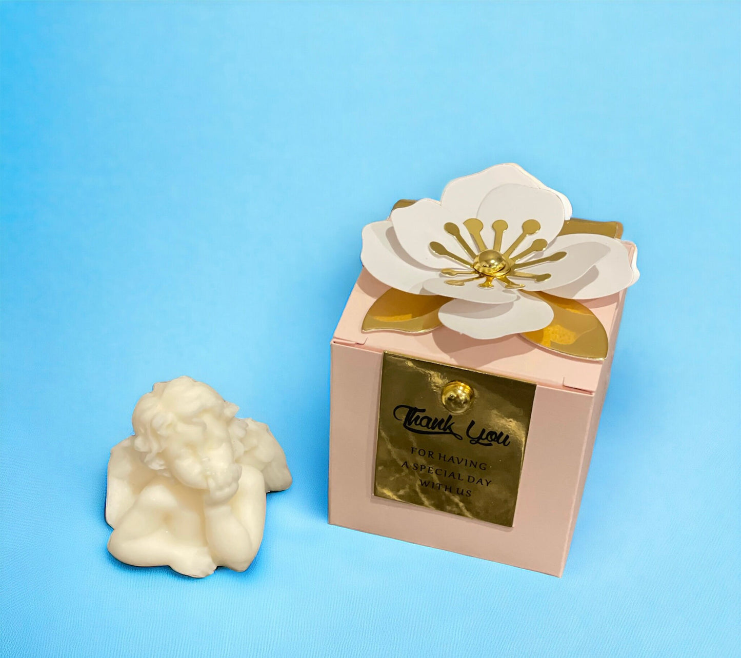 Personalised Christening Favours | Mini Angel Candles | Baptism Favour | First Communion