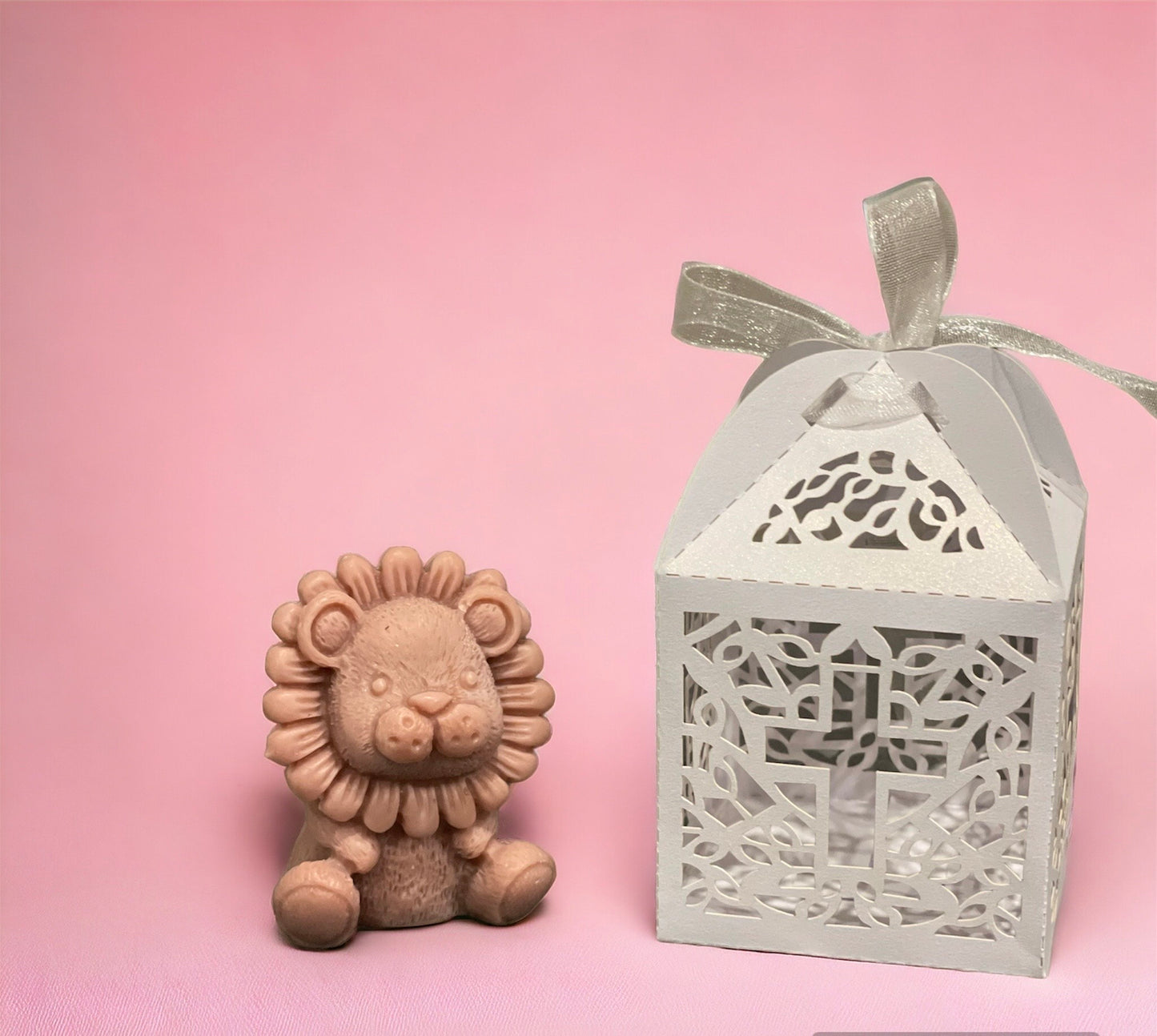 Mini Lion Scented Candles | Baby Shower Favours | Christening Favours | Birthday Party Gifts