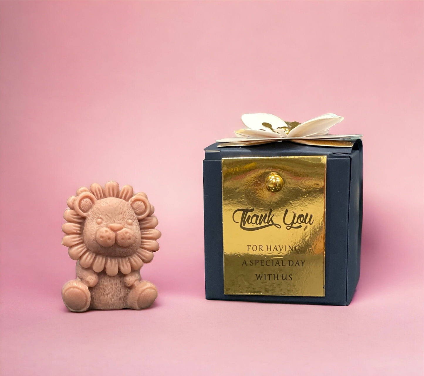 Mini Lion Scented Candles | Baby Shower Favours | Christening Favours | Birthday Party Gifts