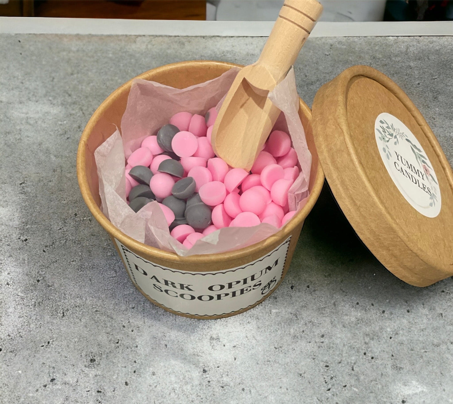 Scoopies scented wax melt - Mini scoops dots various colours and scents | Soy wax melts