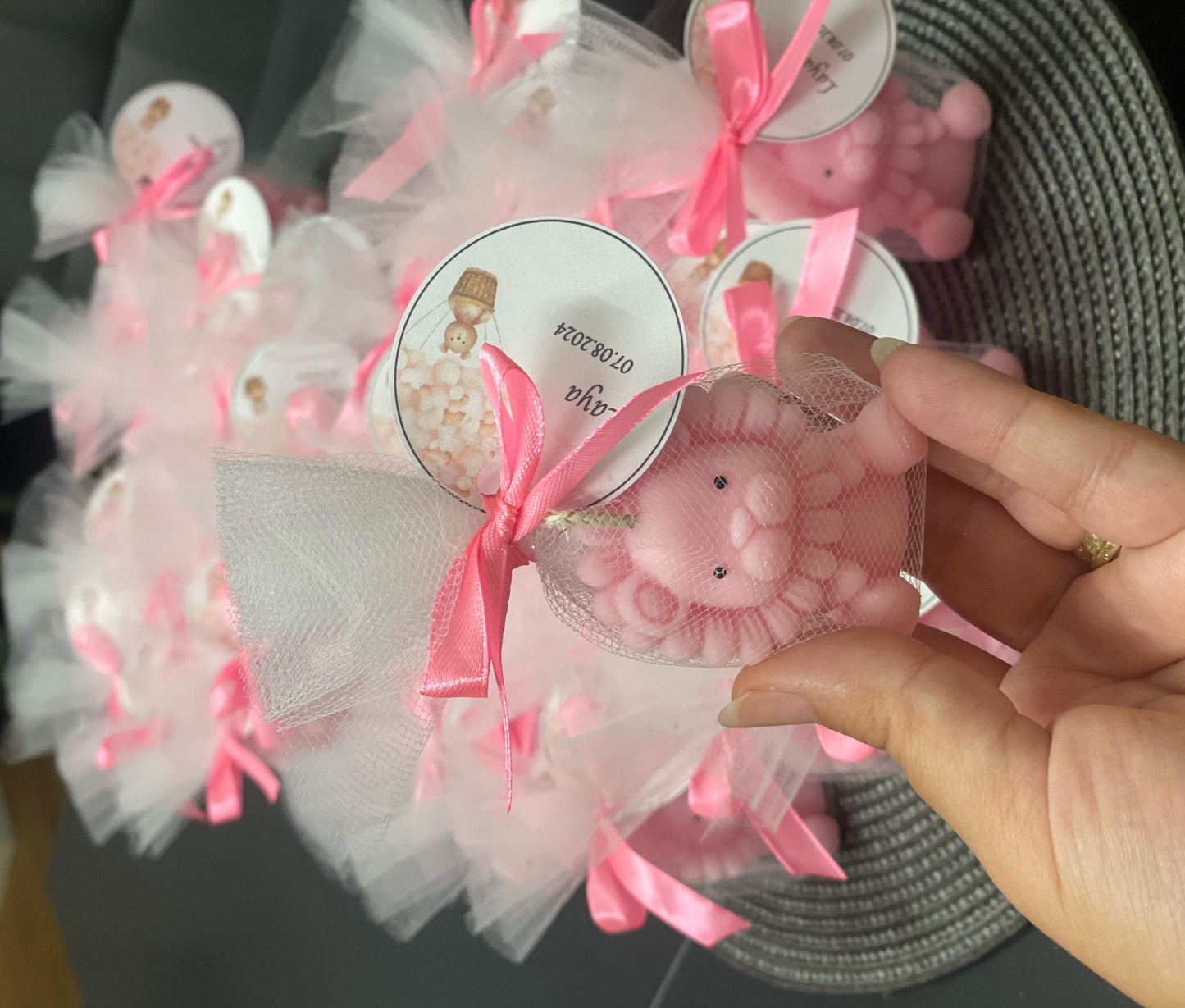 Personalised Baby Shower Favours | Lion Candles | Gender Reveal | Birthday Party Favours