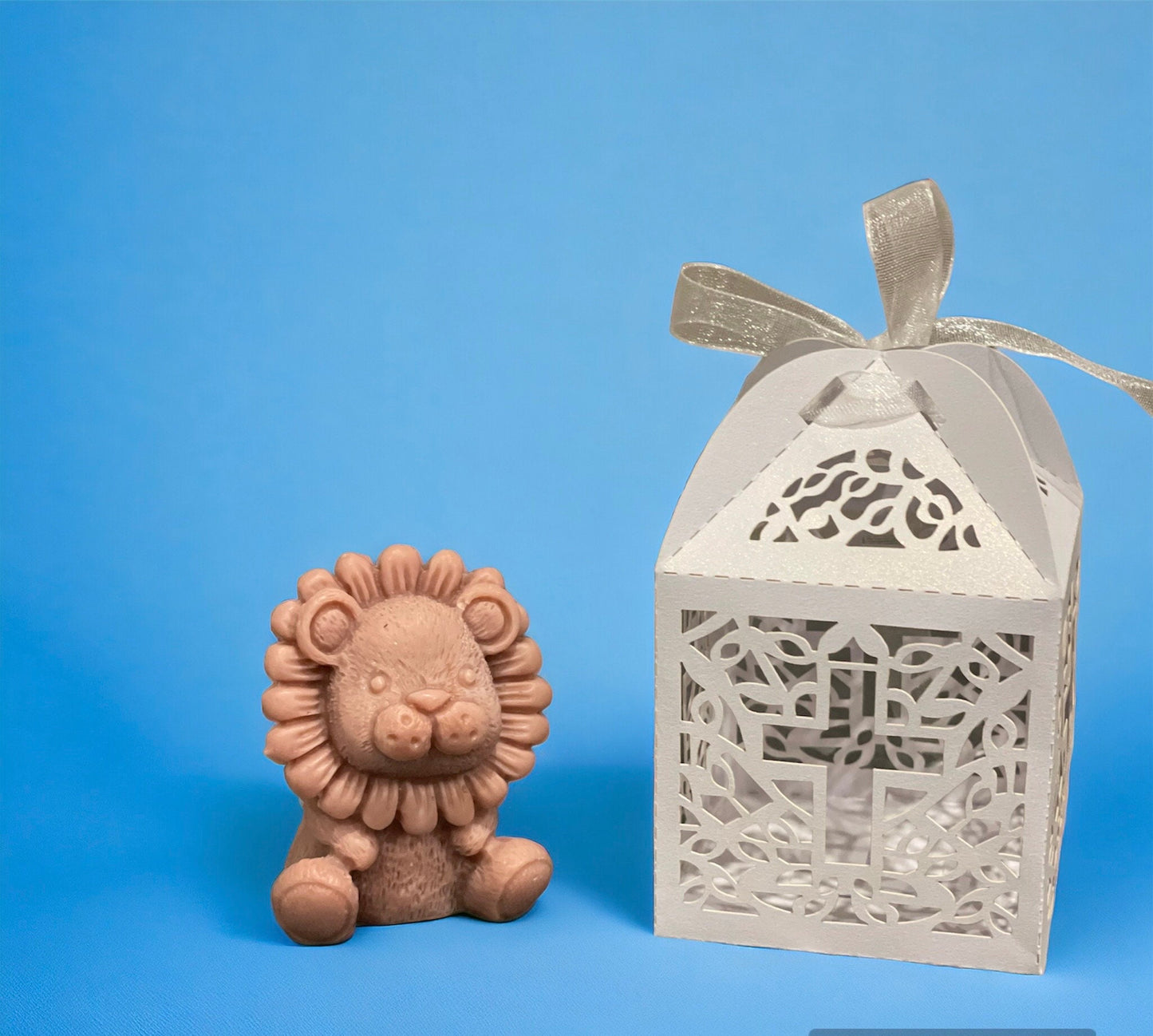 Mini Lion Scented Candles | Baby Shower Favours | Christening Favours | Birthday Party Gifts