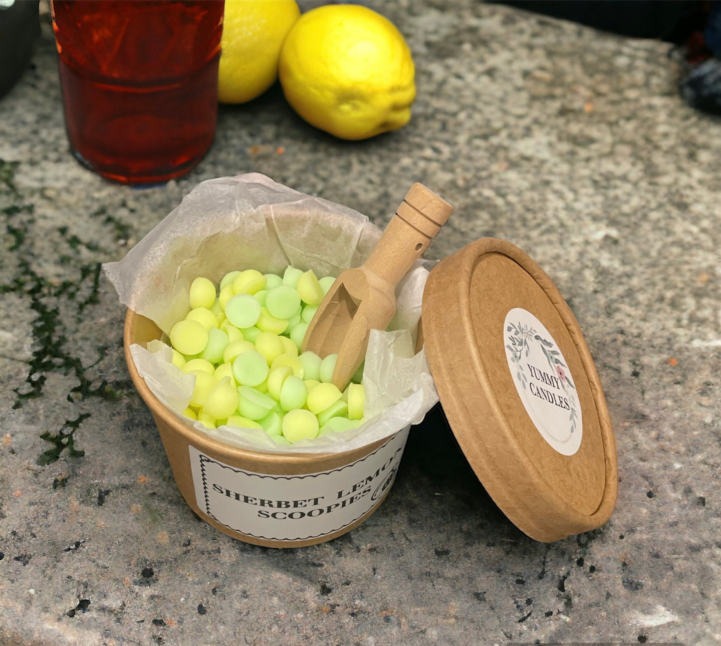 Scoopies scented wax melt - Mini scoops dots various colours and scents | Soy wax melts