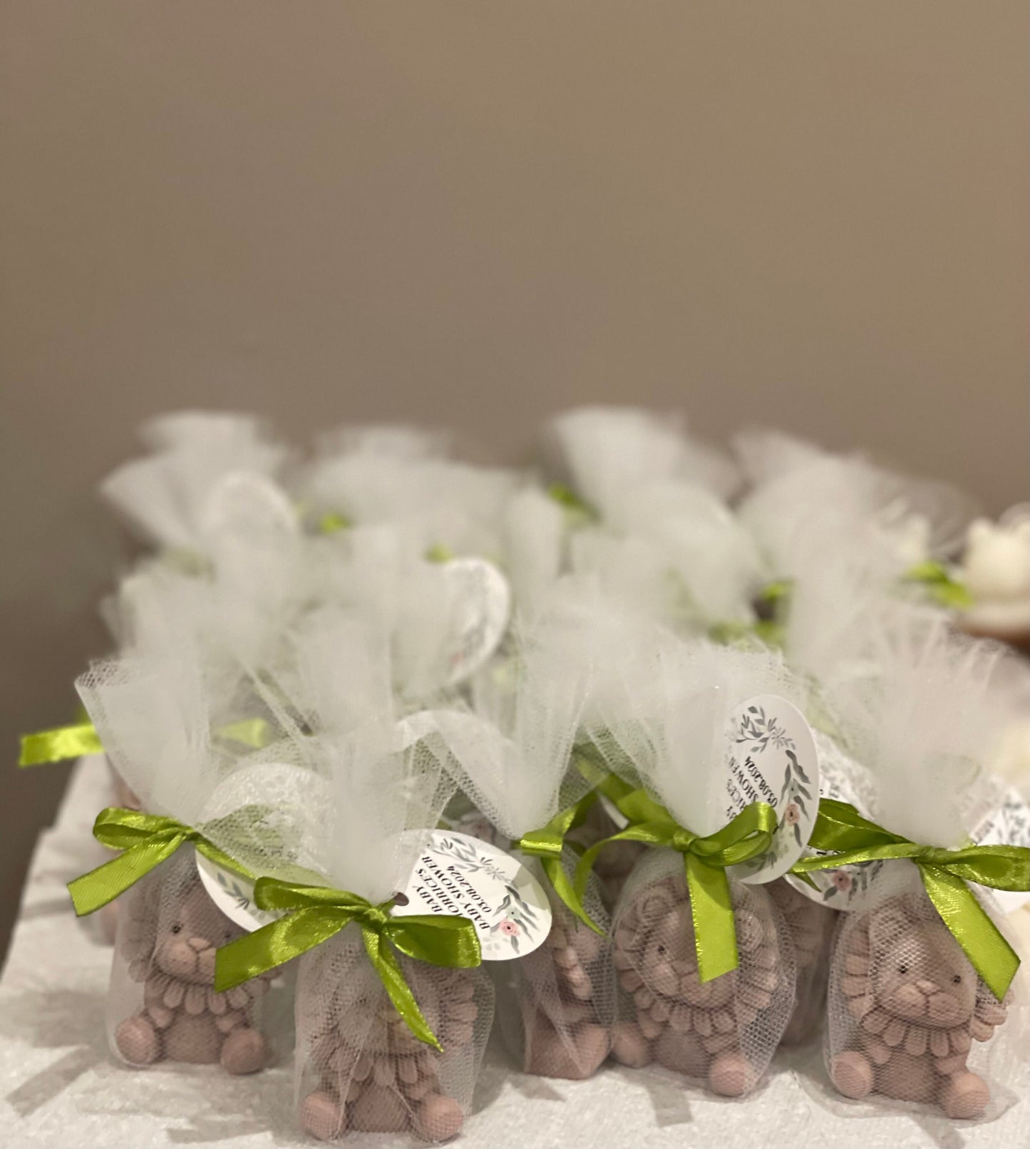 Personalised Baby Shower Favours | Lion Candles | Gender Reveal | Birthday Party Favours