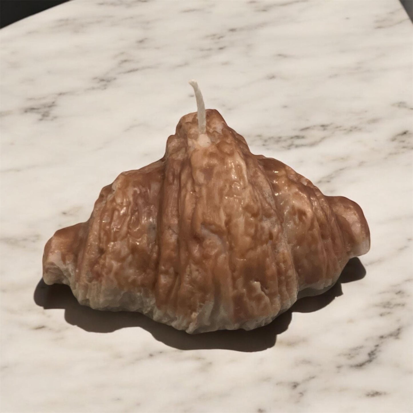 Croissant Shaped Candle | Soy wax candle | Cute Candle | Unique Gift For Croissants lovers