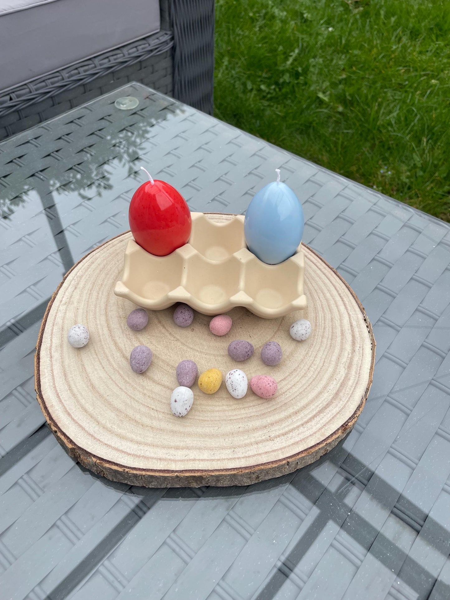 Jesmonite Egg Tray | Decorative Eggs Holder | Kitchen Accessories | Modern decor