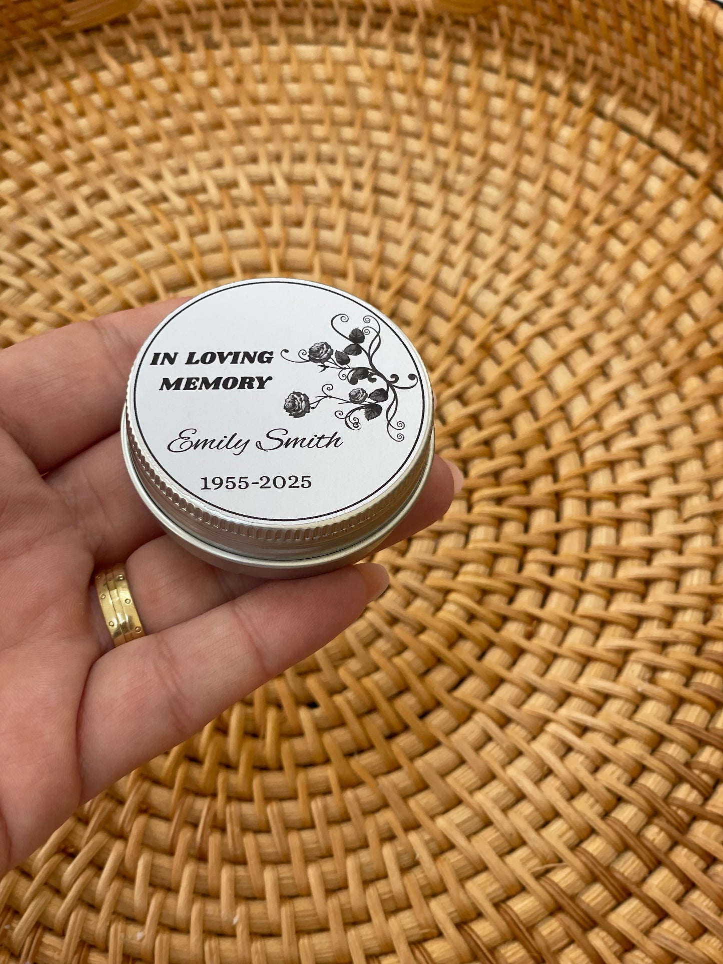 In Loving Memory Candle | Bulk Funeral Gift Candle | Memorial Gifts for Funerals | Celebration of life