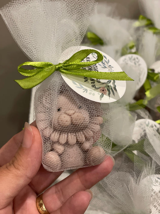 Personalised Baby Shower Favours | Lion Candles | Gender Reveal | Birthday Party Favours