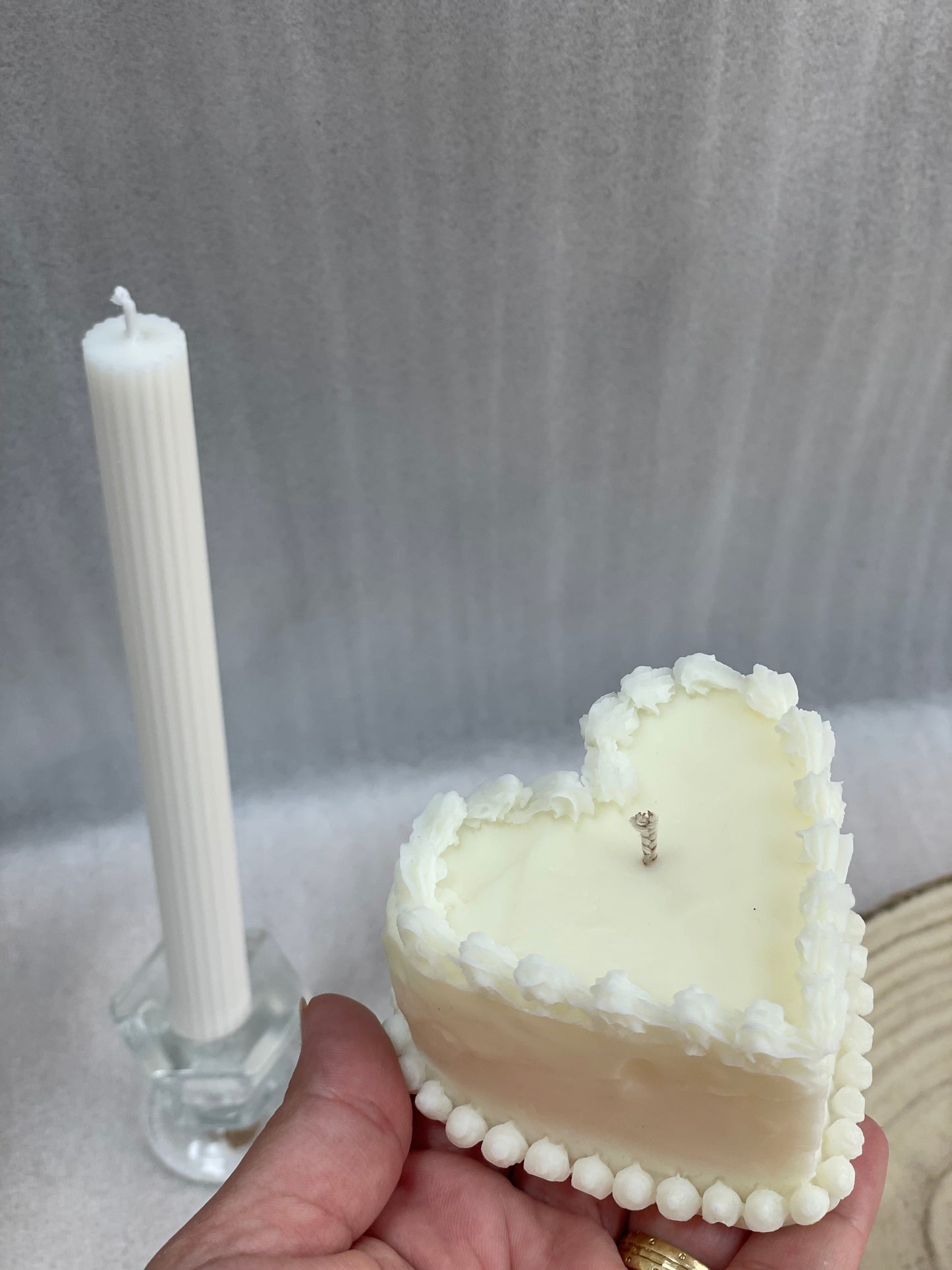 Heart Cake Candle | Birthday Cake Candle