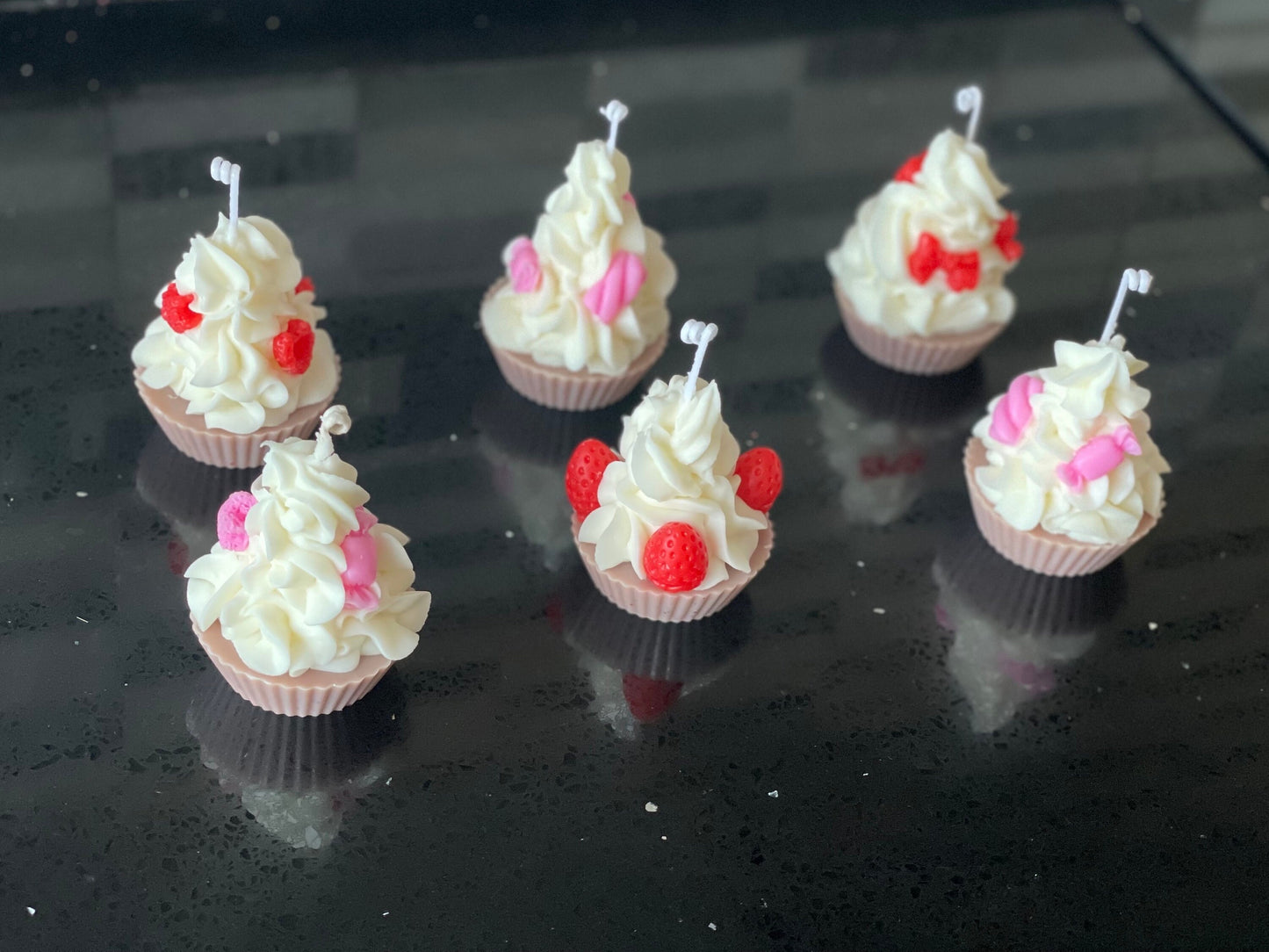 Scented cupcake candle -  Sweet candles , whipped cream candle ,Easter decoration  , cute unique gift , cozy home decor