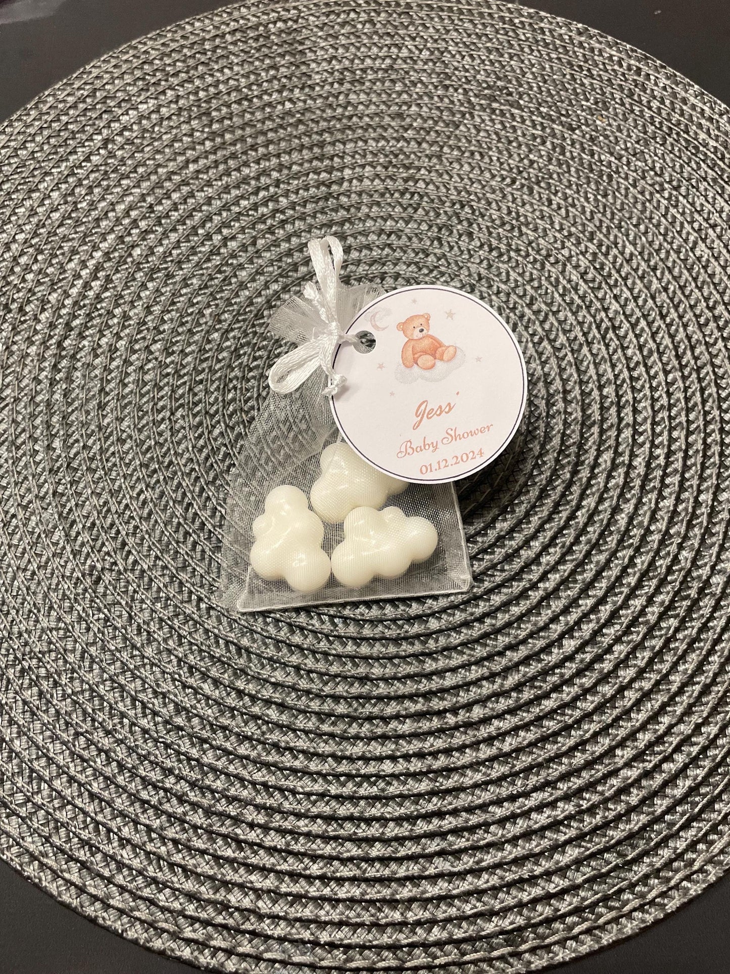 Personalised Baby Shower Favours | Clouds Wax Melt | Gender Reveal | Birthday Party Favours