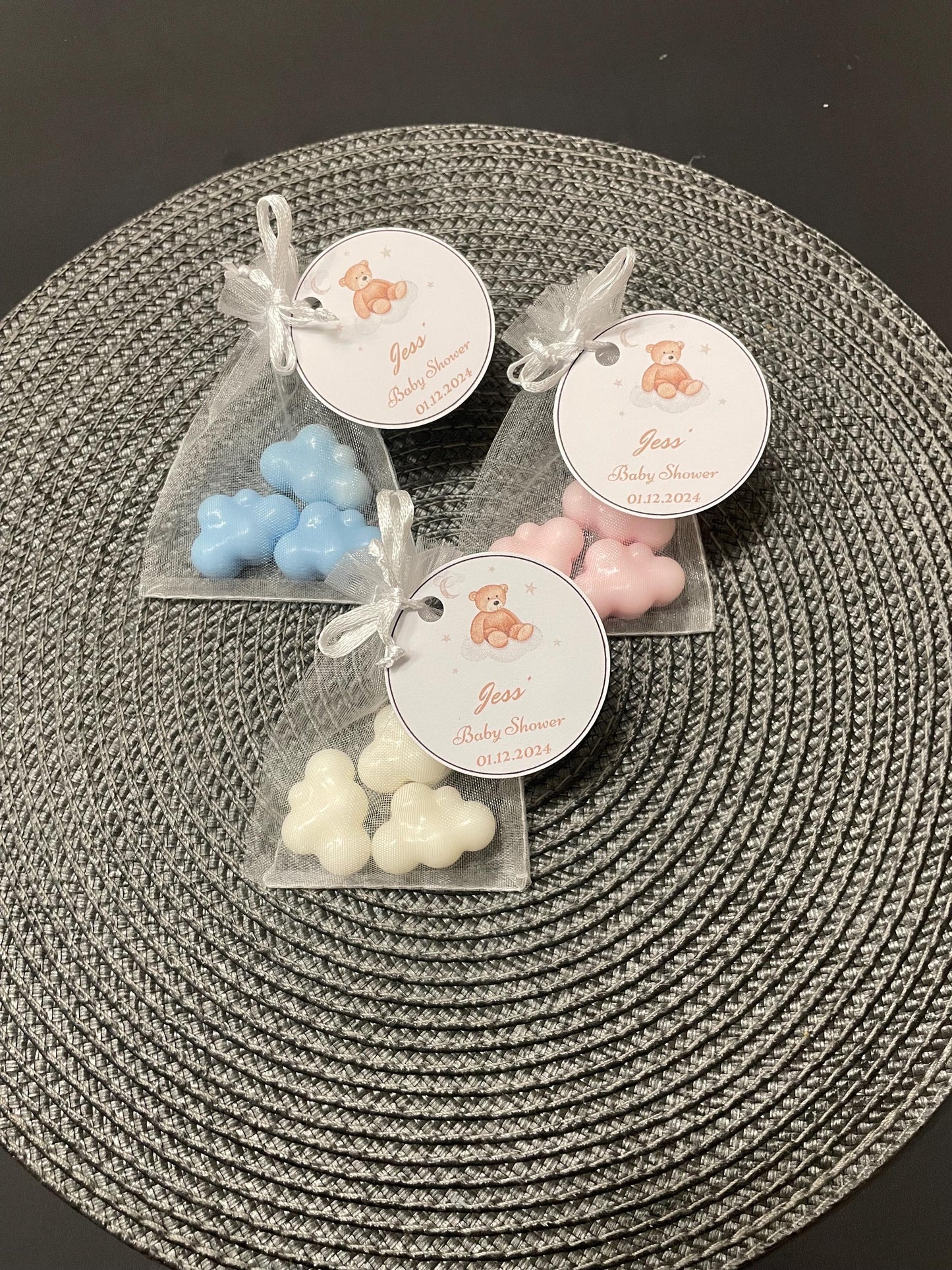 Personalised Baby Shower Favours | Clouds Wax Melt | Gender Reveal | Birthday Party Favours