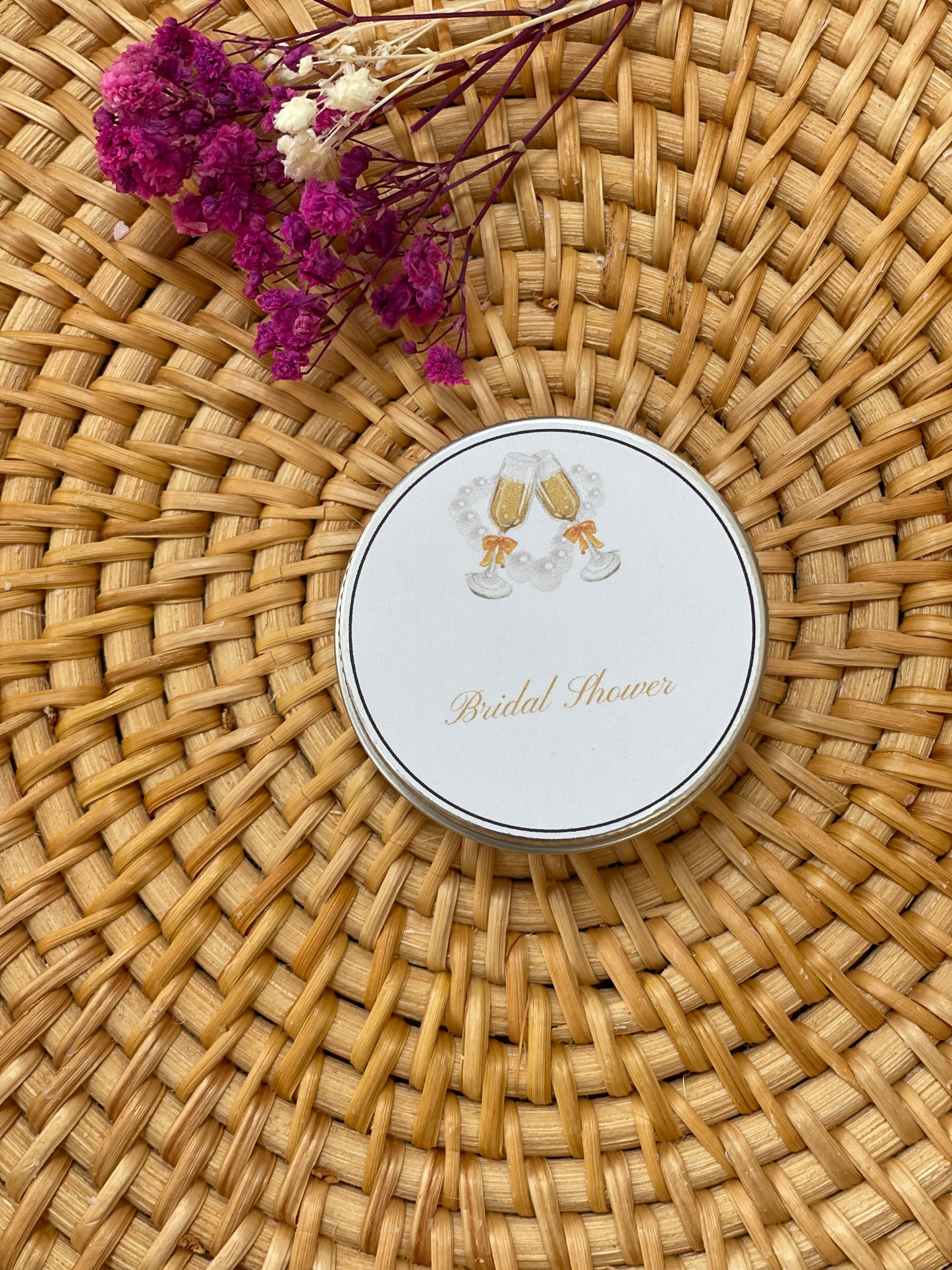 Personalised Bridal Shower Favors - Small Candle Favour | Hen Do Party | She’s tying the knot | Last Rodeo | Pearls and Prosecco