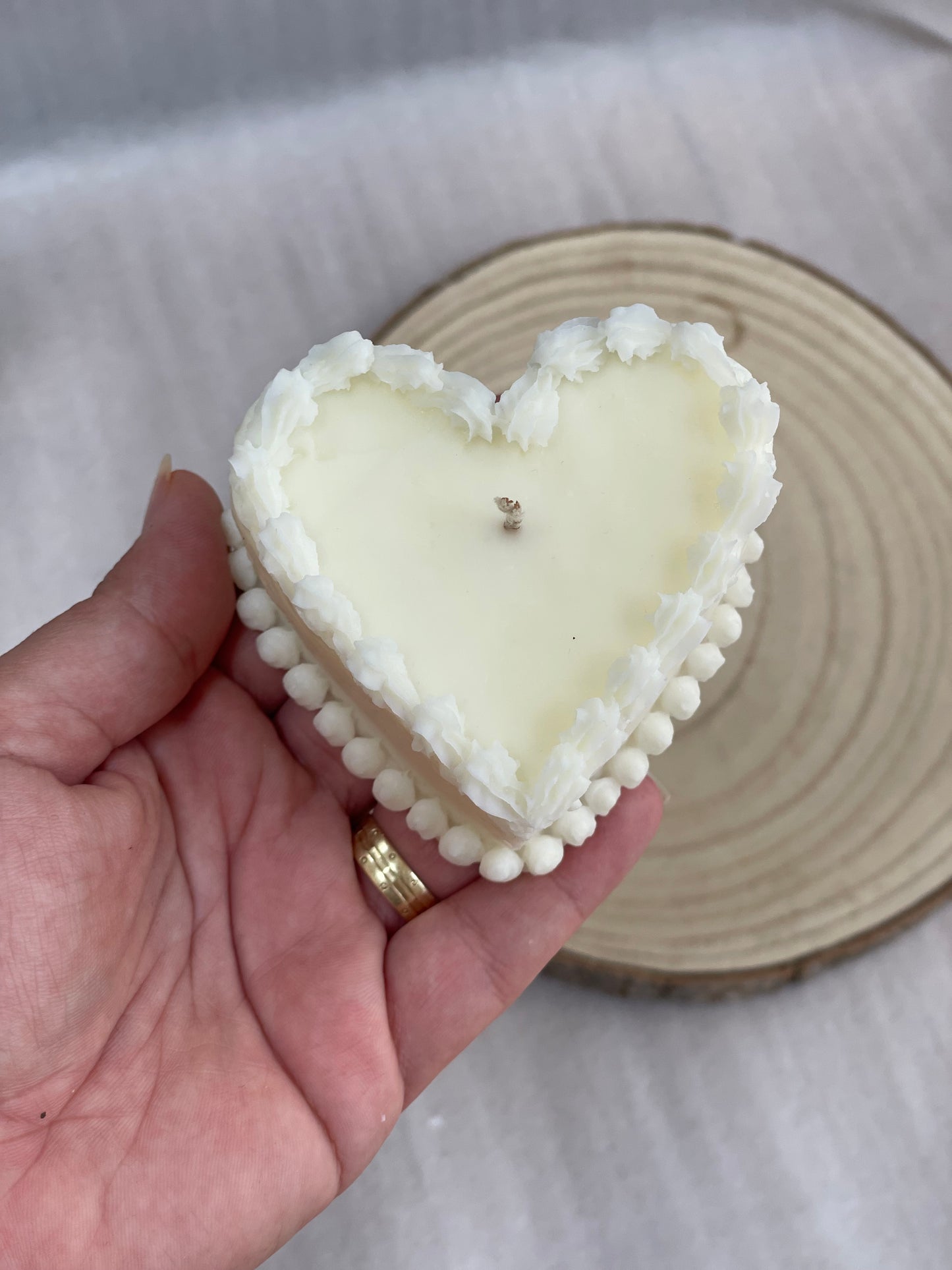 Heart Cake Candle | Birthday Cake Candle