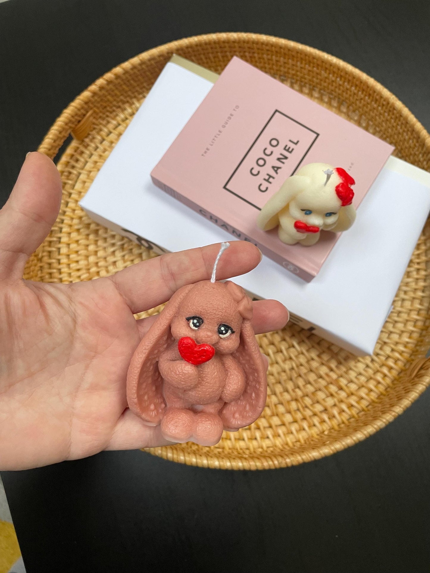Cute Long Ears Bunny Candle | Easter Bunny Candle | Soy Wax Scented Candle | Easter Candle
