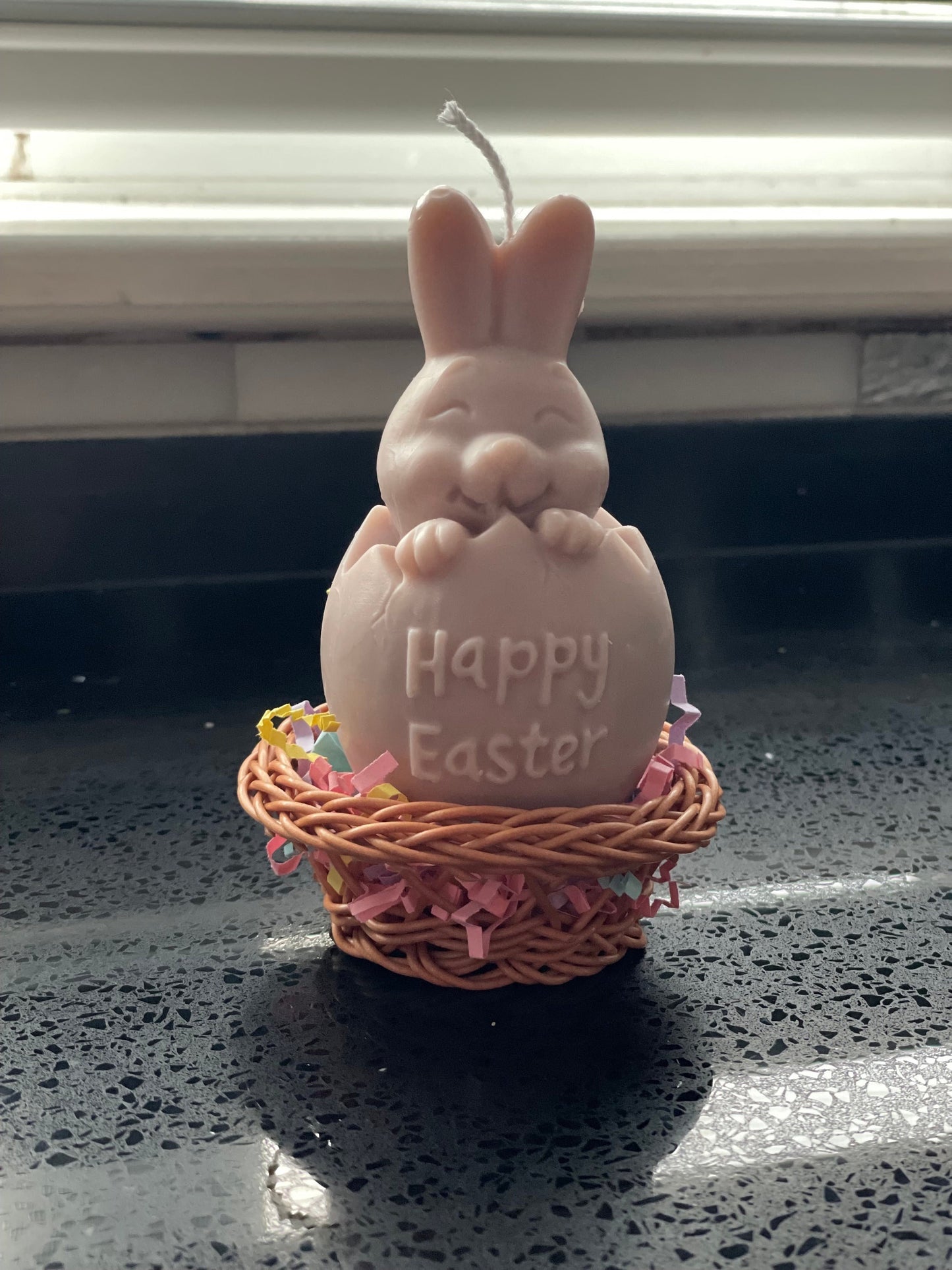 Easter Bunny Candle | Egg Scented Candle | Easter Decor | Rabbit Candle | Easter Gift