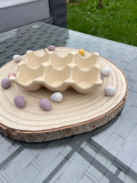 Jesmonite Egg Tray | Decorative Eggs Holder | Kitchen Accessories | Modern decor