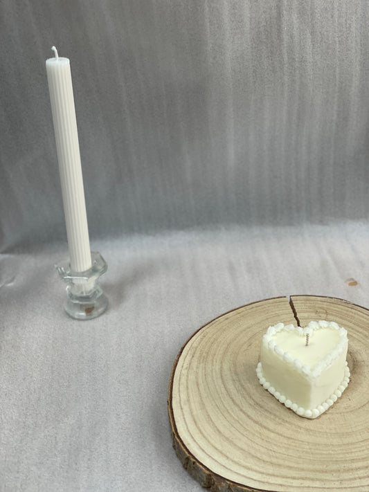 Heart Cake Candle | Birthday Cake Candle