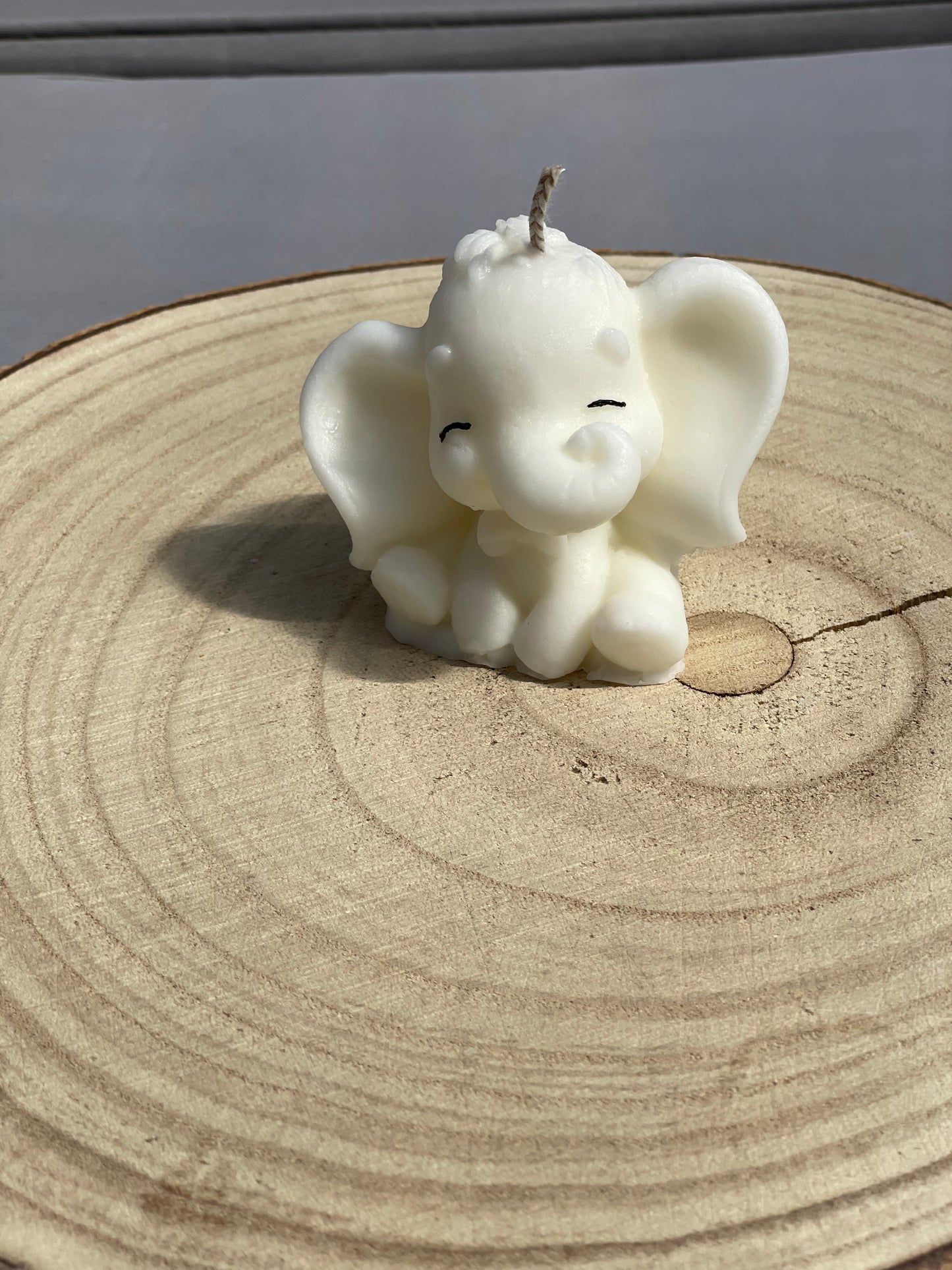 Elephant Scented Candle | Personalised Baby Shower Favours | Birthday Party Gift