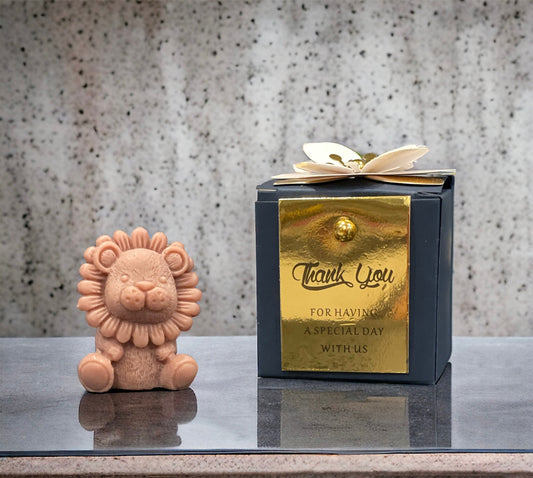 Mini Lion Scented Candles | Baby Shower Favours | Christening Favours | Birthday Party Gifts