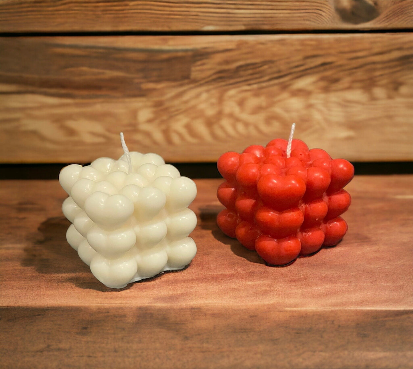 Heart Bubble scented candle | Mother’s Day gift idea | Soy wax bubble candle | Heart shaped candle | Gift idea for wife | lovers | Lighting