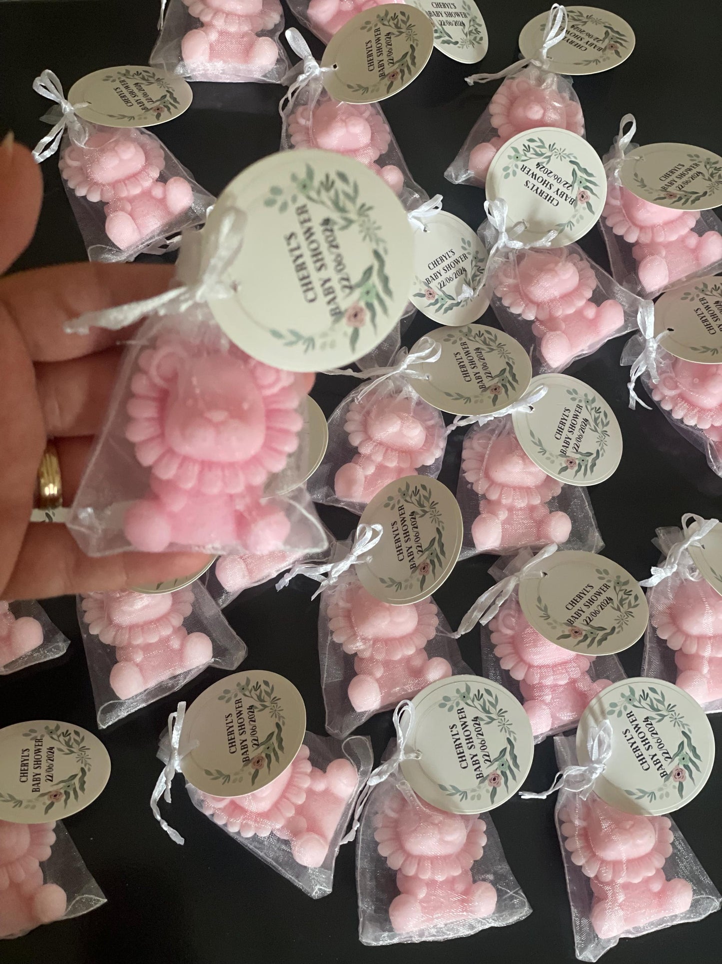 Personalised Baby Shower Favours | Lion Wax Melt | Gender Reveal | Birthday Party Favours