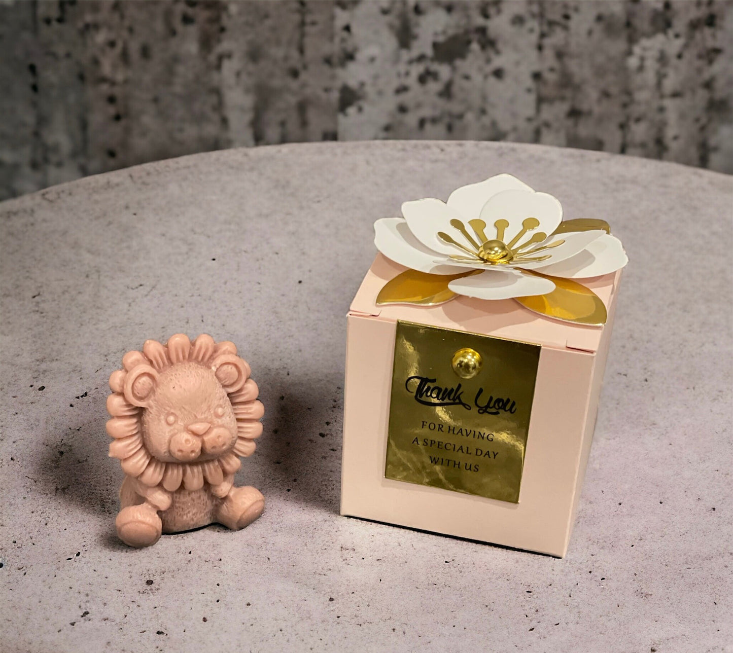 Mini Lion Scented Candles | Baby Shower Favours | Christening Favours | Birthday Party Gifts
