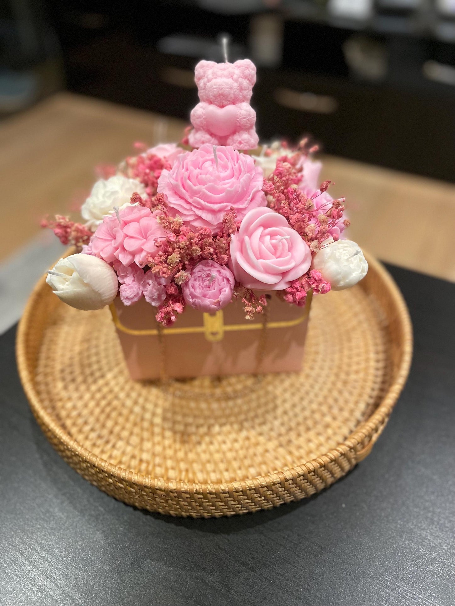 Flower Bouquet Gift | Scented Candles Flowers | Soy Wax Flowers Bouquet | Birthday Gift