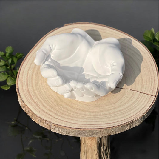 Decorative Hands Bowl | Jesmonite Dish Home Decor |