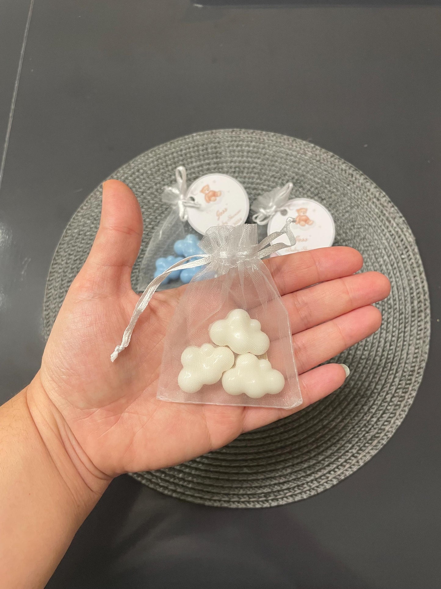 Personalised Baby Shower Favours | Clouds Wax Melt | Gender Reveal | Birthday Party Favours