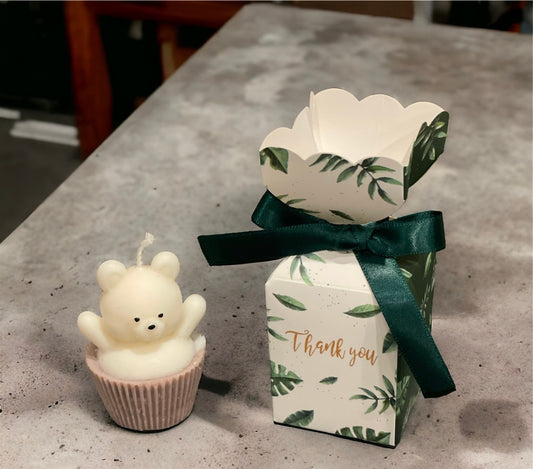Baby Shower Favours | Wedding decoration | Party Favours | Personalised gift | Mini Muffin Teddy