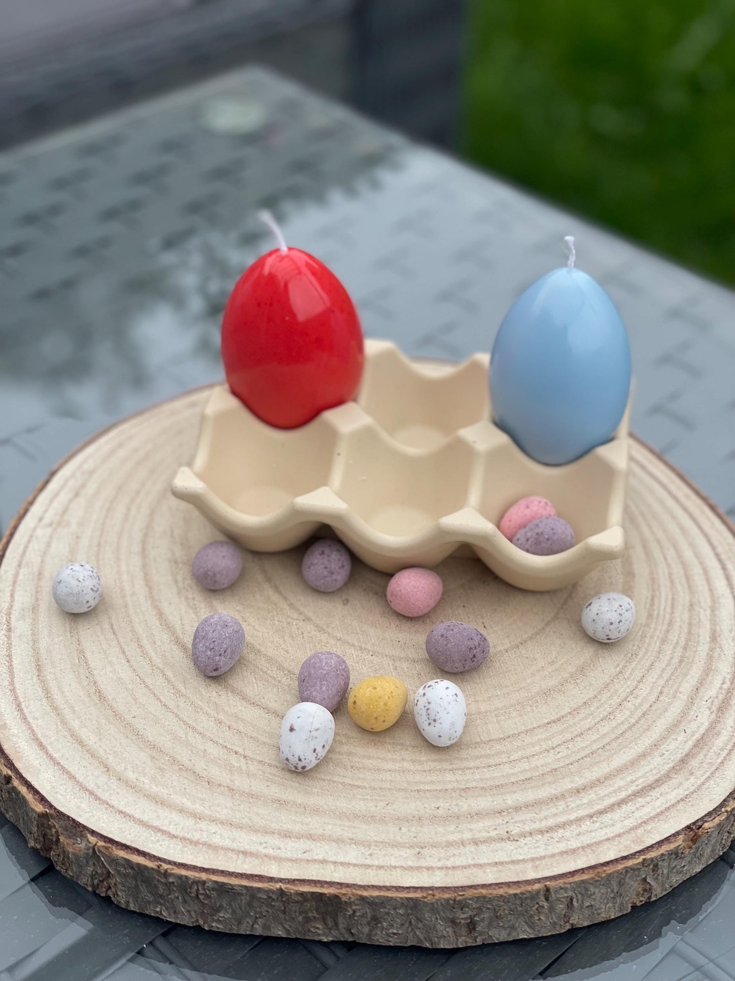 Jesmonite Egg Tray | Decorative Eggs Holder | Kitchen Accessories | Modern decor